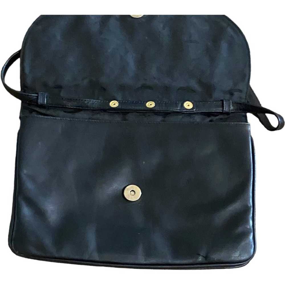 Vtg Paloma Picasso Leather Purse 3 X's Shoulder B… - image 4