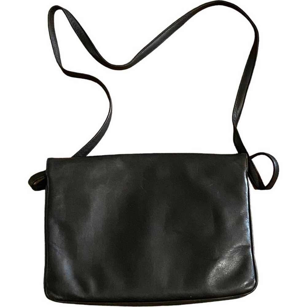 Vtg Paloma Picasso Leather Purse 3 X's Shoulder B… - image 5