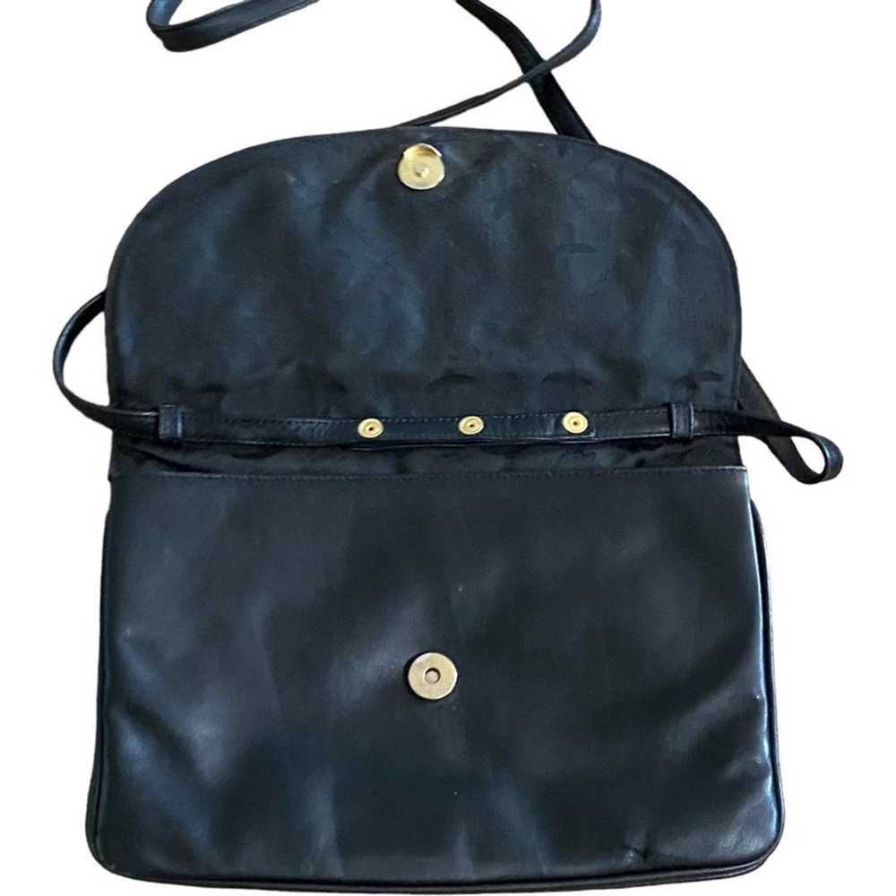 Vtg Paloma Picasso Leather Purse 3 X's Shoulder B… - image 6
