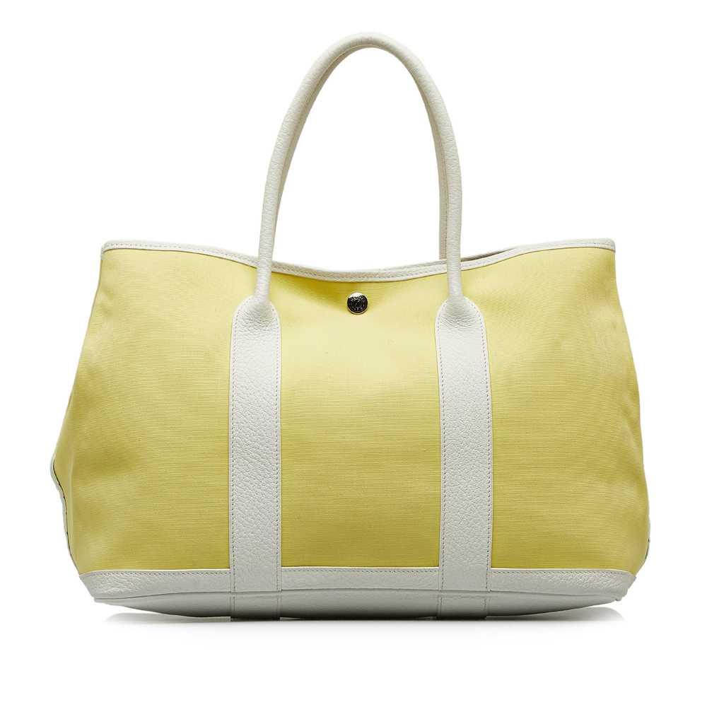 HERMES Toile Garden Party TPM Tote Bag - image 1