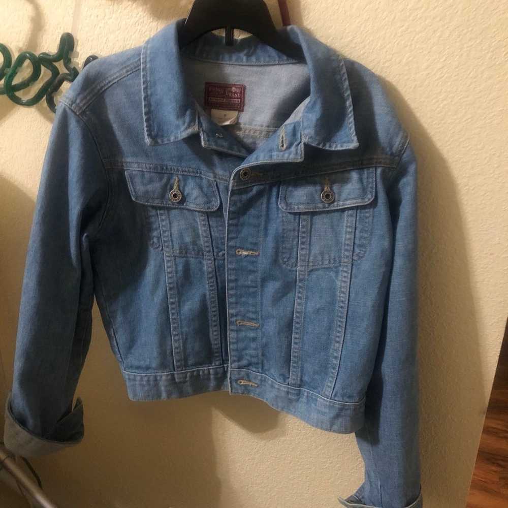 Denim Jacket fossil brand size medium new - image 3