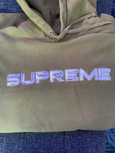 Supreme Supreme sequin logo hooded