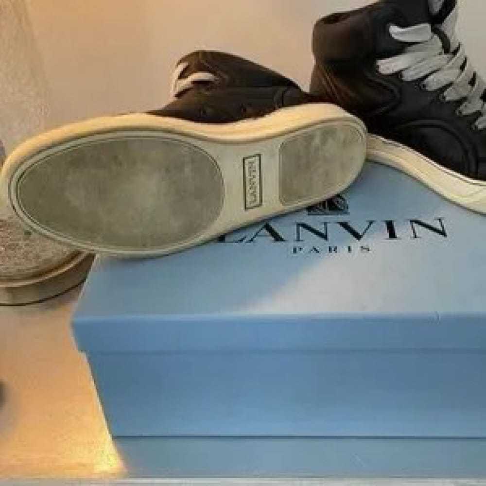 Lanvin Leather high trainers - image 2