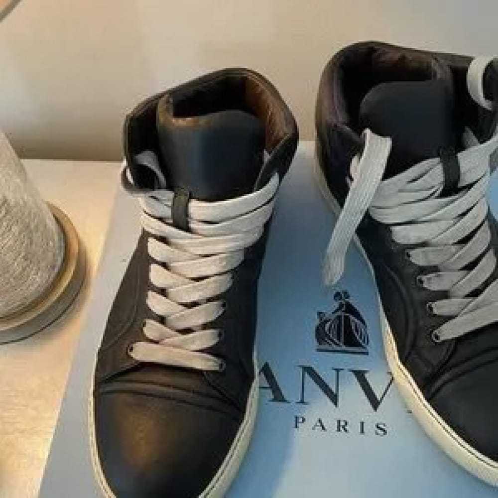 Lanvin Leather high trainers - image 3
