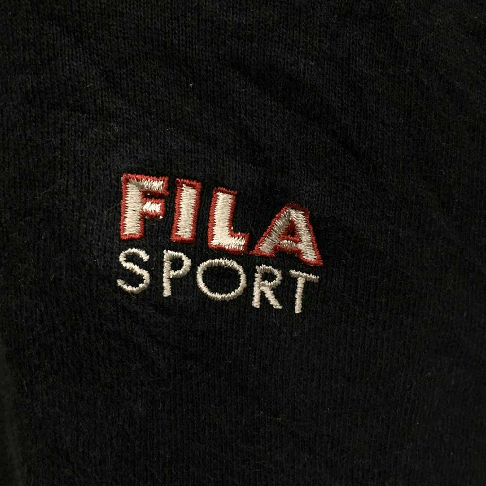 Fila Vtg FILA SPORT Sweatshirt Minimalist Logo Pu… - image 5