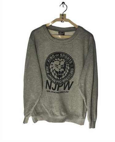 Japanese Brand NPJW big logo sweatshirt
