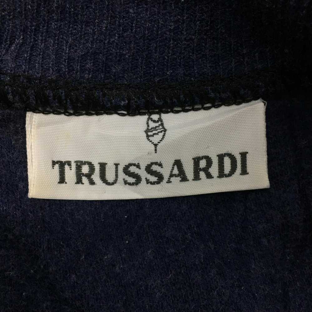 Trussardi Vtg TRUSSARDI PARIS Sweatshirt Big Logo… - image 8