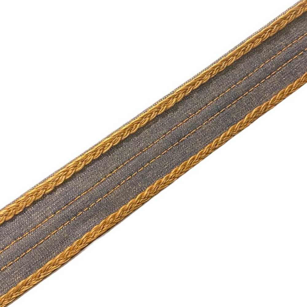 Vintage Levi's Belt Mens 32 Orange Tab Leather Bl… - image 2