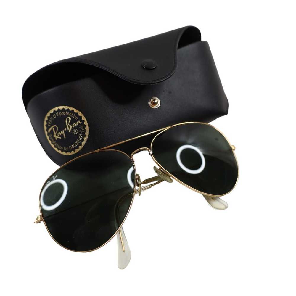 Vintage B&L Bausch Lomb Rayban Aviator Sunglasses - image 1