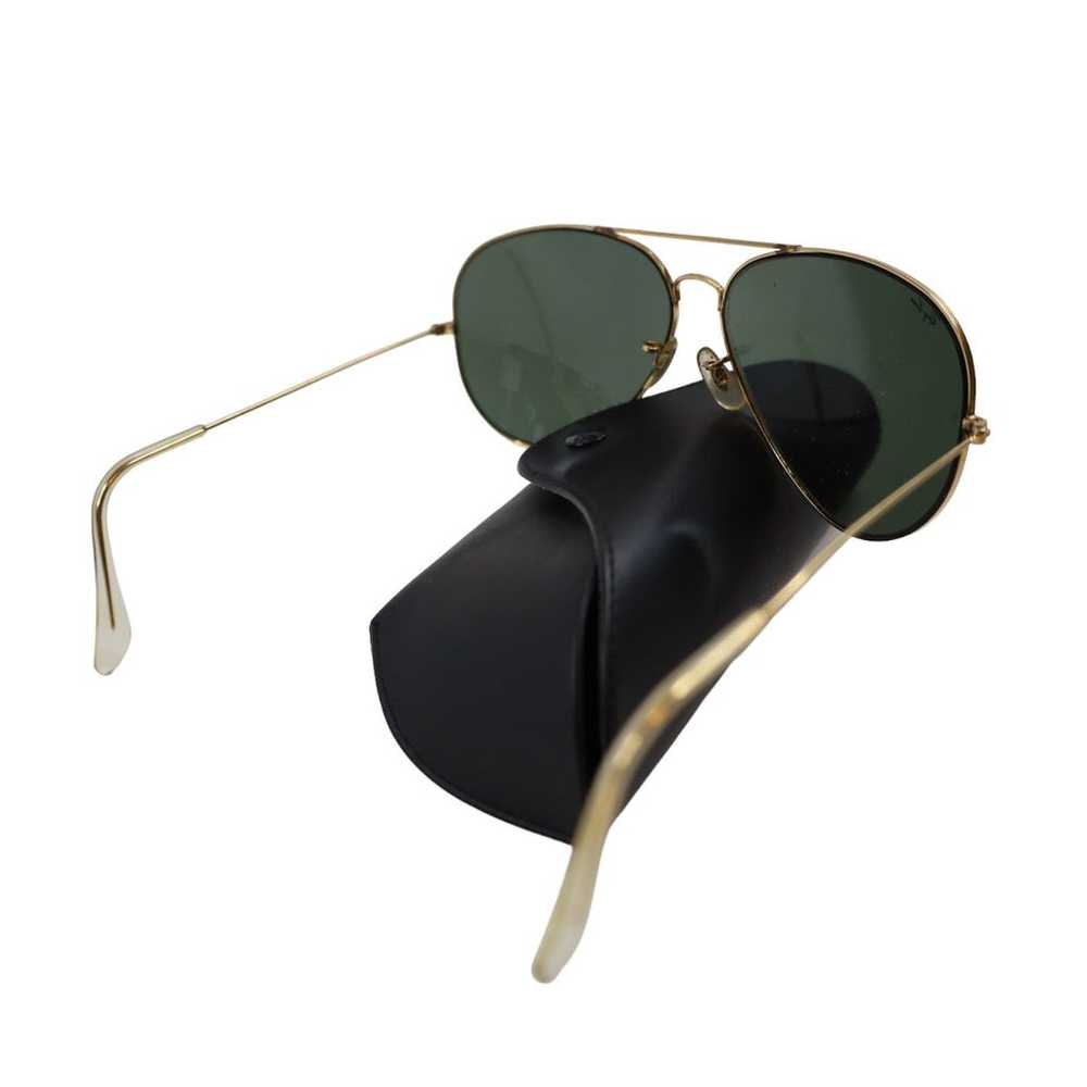 Vintage B&L Bausch Lomb Rayban Aviator Sunglasses - image 4