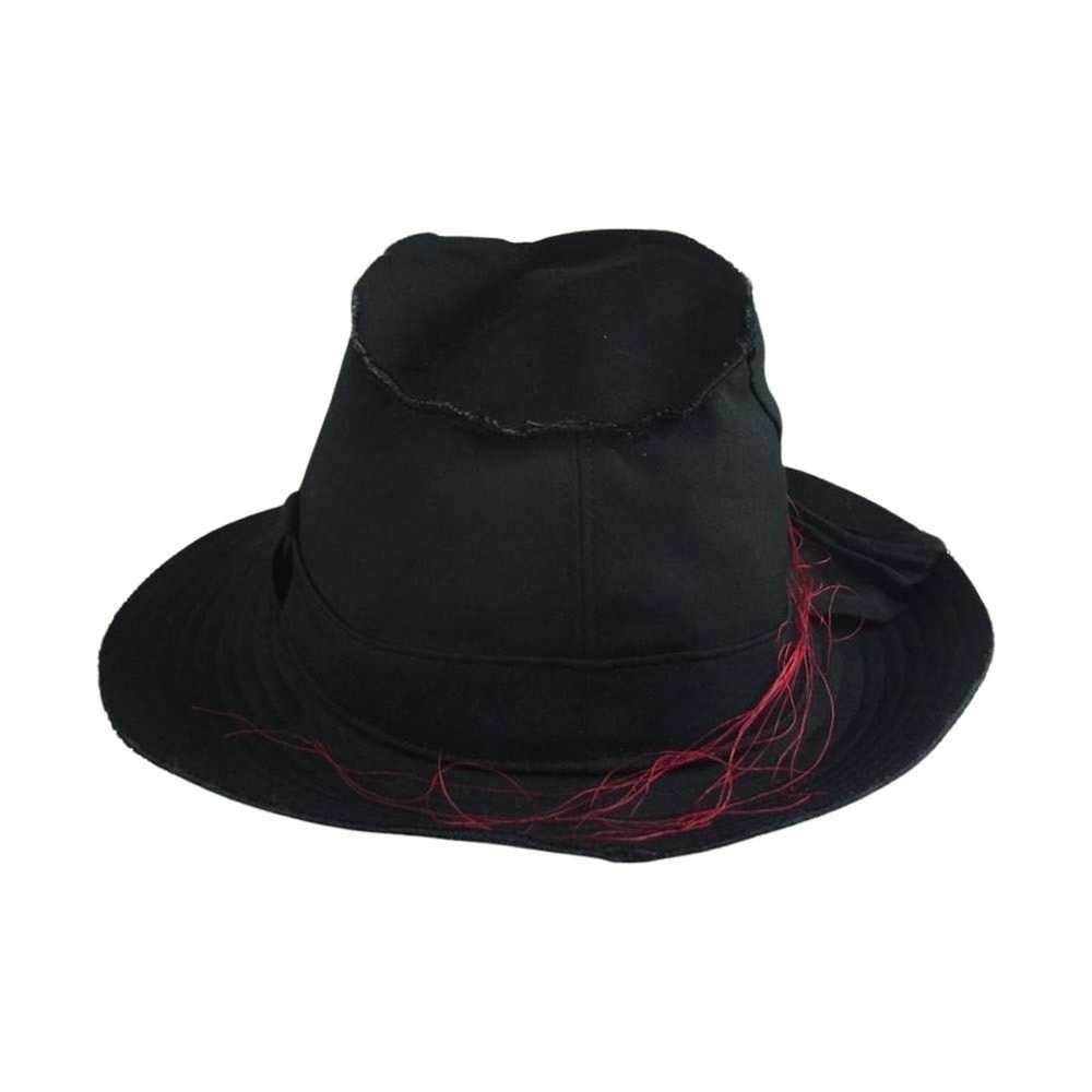 Yohji Yamamoto Yohji Yamamoto Horseshoe Patch Hat - image 3