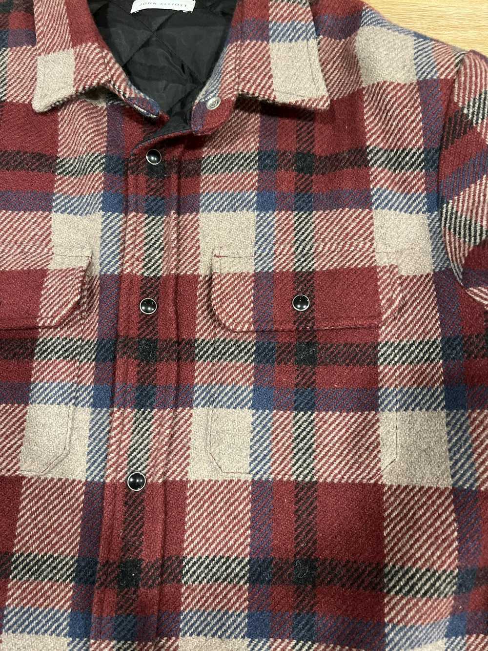 John Elliott John Elliott Lined Flannel Shirt Jac… - image 2