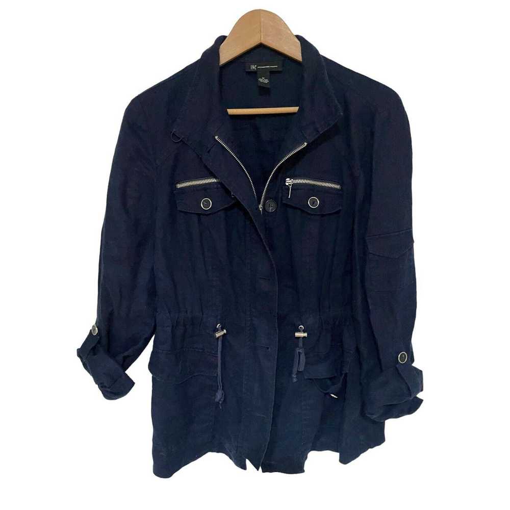 Inc INC Concepts Jacket Women Sz Med Button Up Co… - image 1