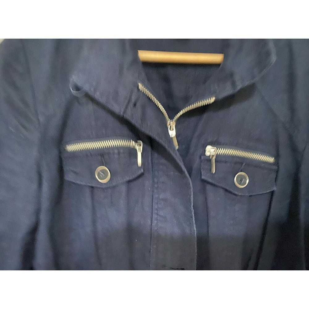 Inc INC Concepts Jacket Women Sz Med Button Up Co… - image 2