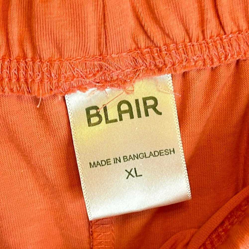 Brand BLAIR Salmon Cropped Elastic Waist Pants XL - image 4