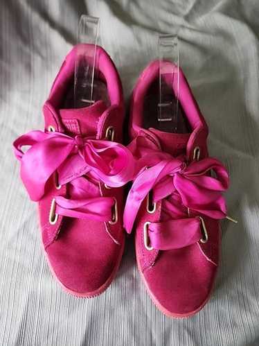 Puma Suede Heart Satin Sneakers - Gem