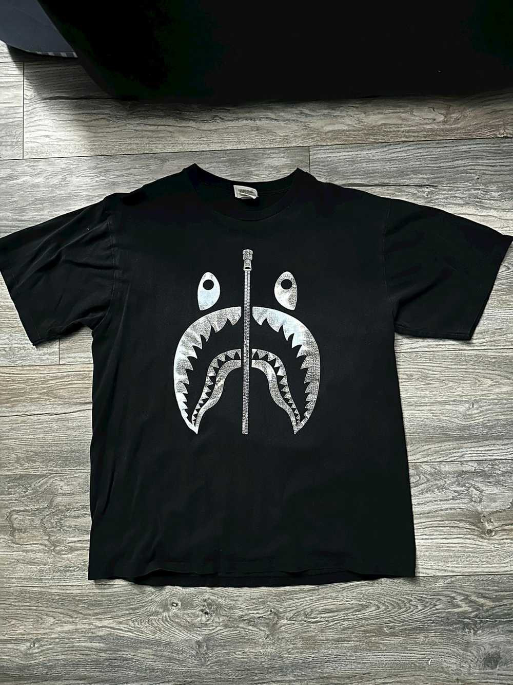 Bape shirt shark best sale