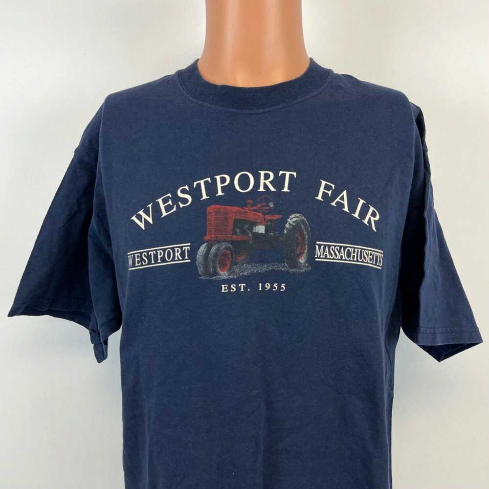 Gildan Westport Fair Massachusetts Tractor T Shir… - image 1