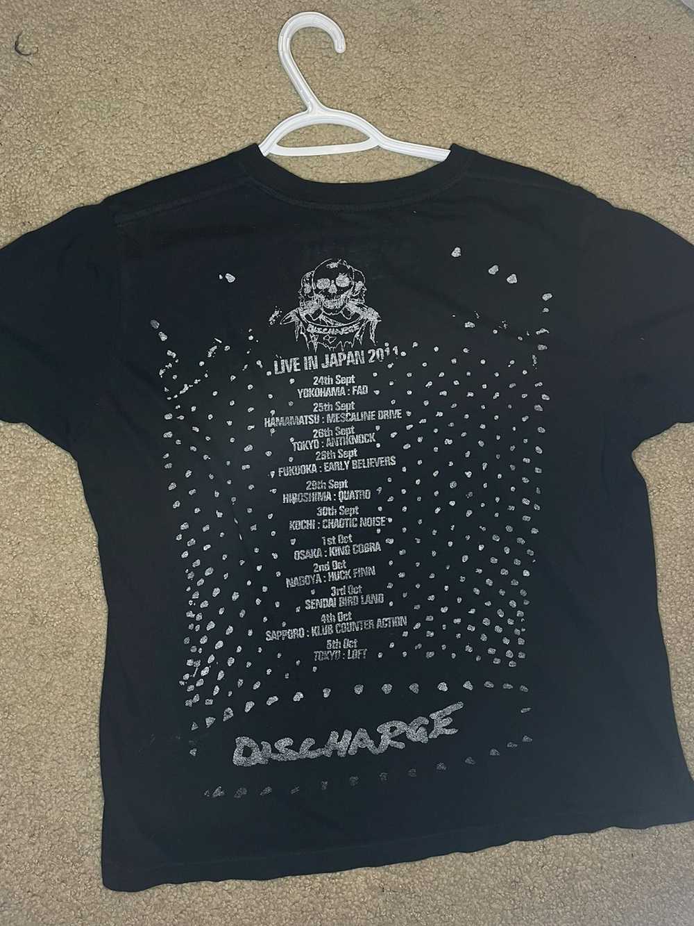 Vintage Rare discharge band tee - image 7