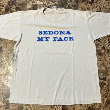 Vintage 90s Sedona my face shirt - image 1