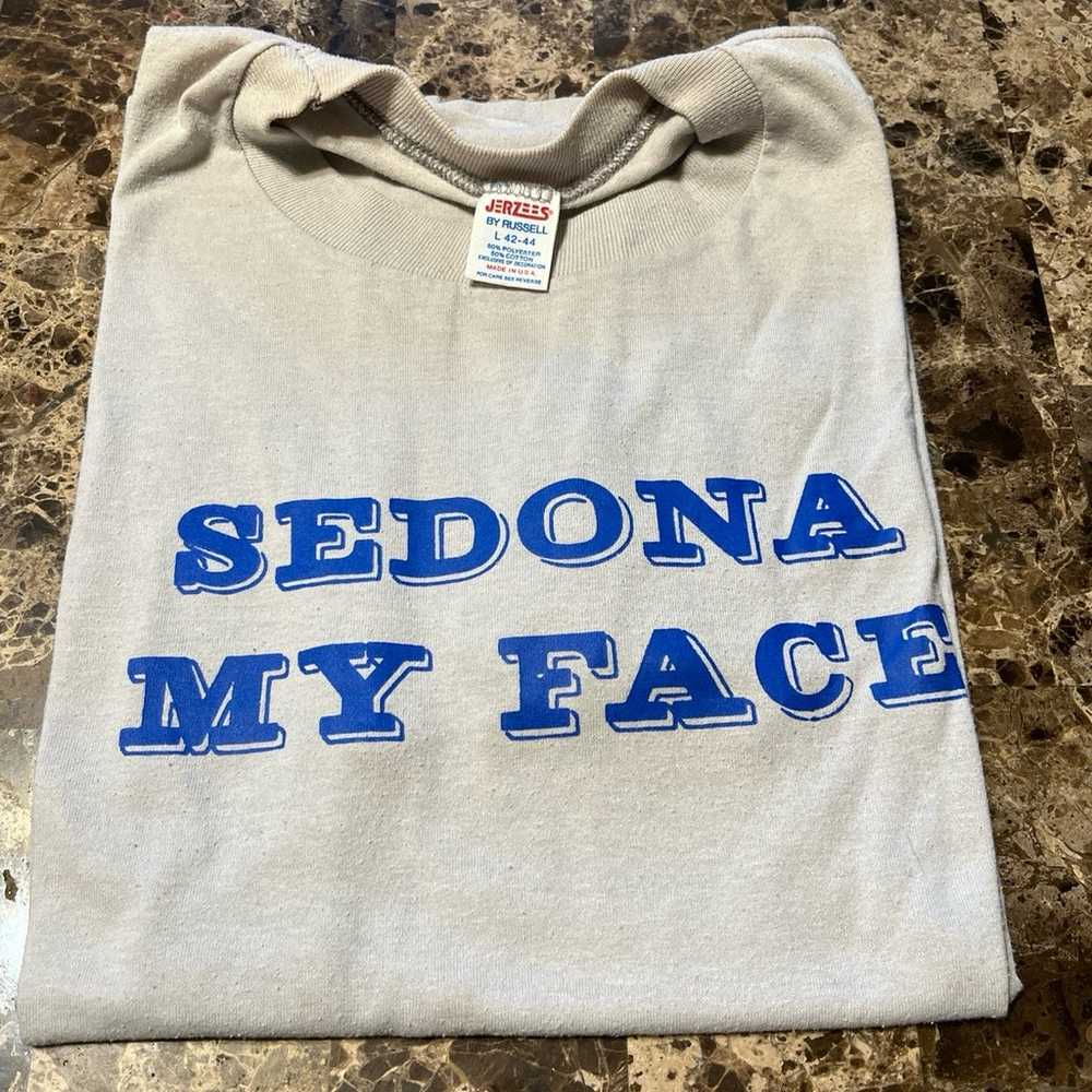 Vintage 90s Sedona my face shirt - image 2