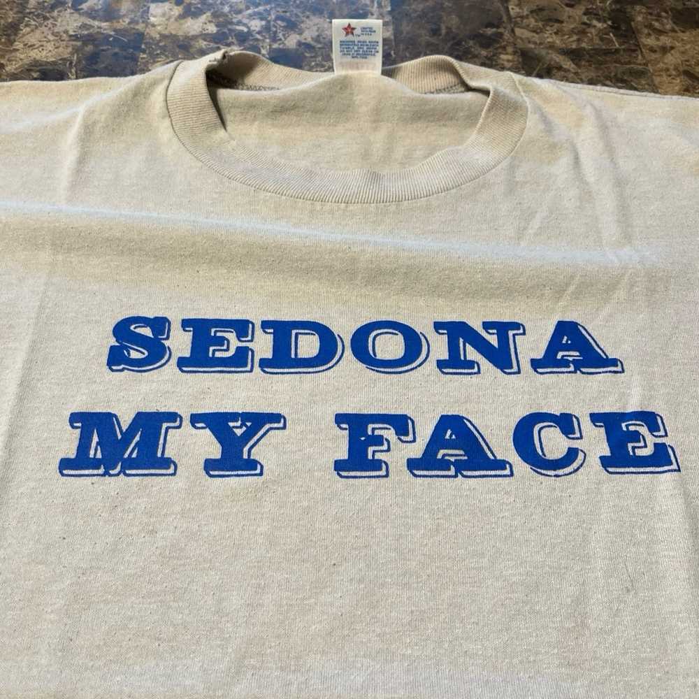 Vintage 90s Sedona my face shirt - image 4