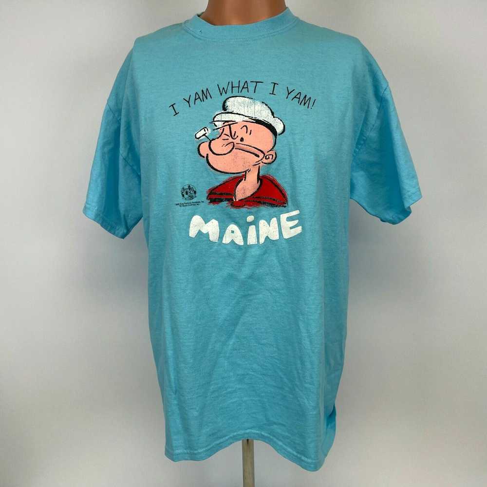 Gildan Popeye Sailor The Man I Yam What I Yam Mai… - image 2