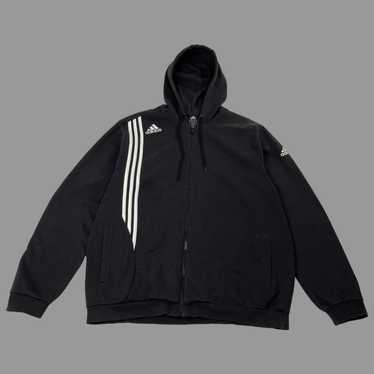 Adidas Adidas three stripe zip up hoodie - image 1