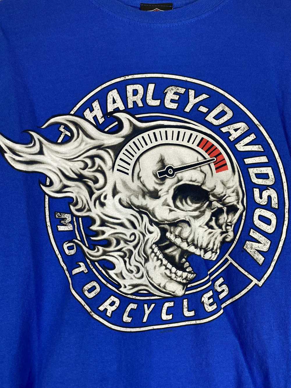 Harley Davidson × Streetwear × Vintage Blue Harle… - image 3