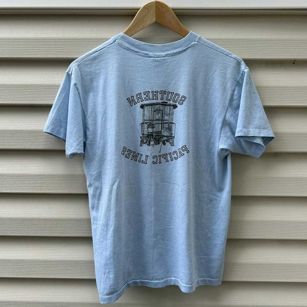 Hanes × Made In Usa × Vintage 70s southern pacifi… - image 4