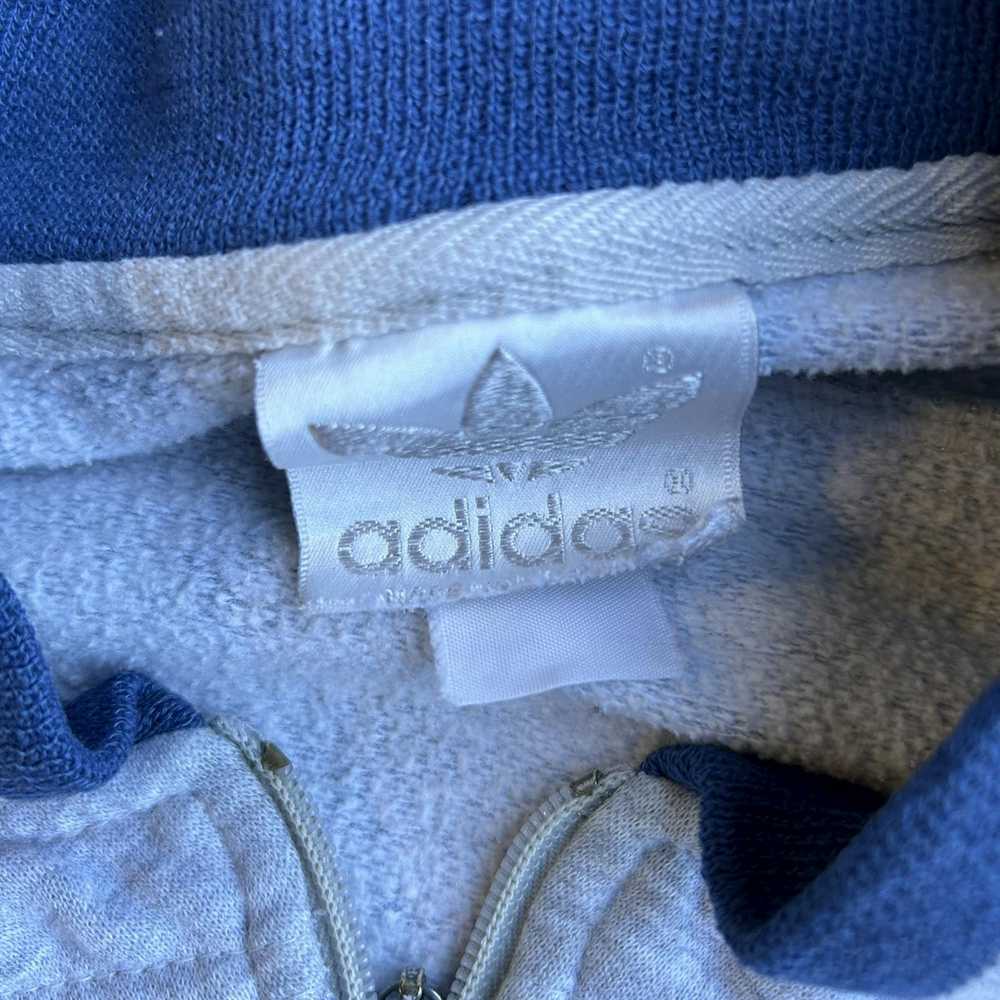 Adidas × Vintage vintage 1980s adidas trefoil zip… - image 3