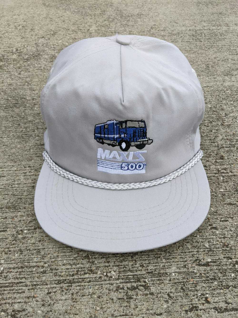 Hat × Trucker Hat vtg 90' Maxis 500 cap - image 3