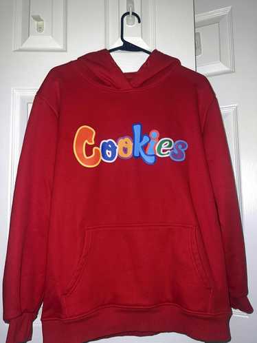 Streetwear × Vintage Red cookies hoodie