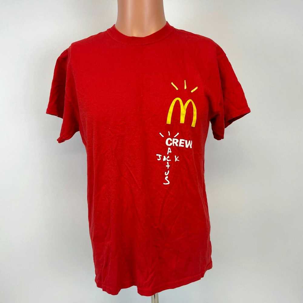 Gildan McDonalds Cactus Jack Crew Promo T Shirt F… - image 2