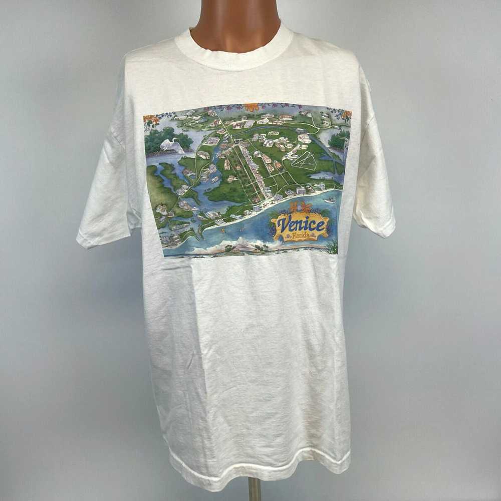 Vintage Venice Florida Map T Shirt Vintage 2000s … - image 2