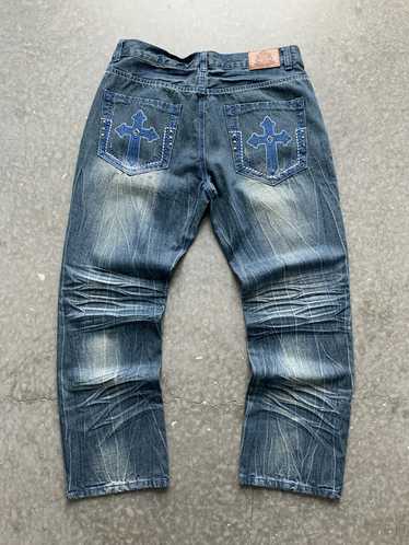 Vintage Y2K Lucky Brand Baggy Skater Grunge Cyber Streetwear Jeans