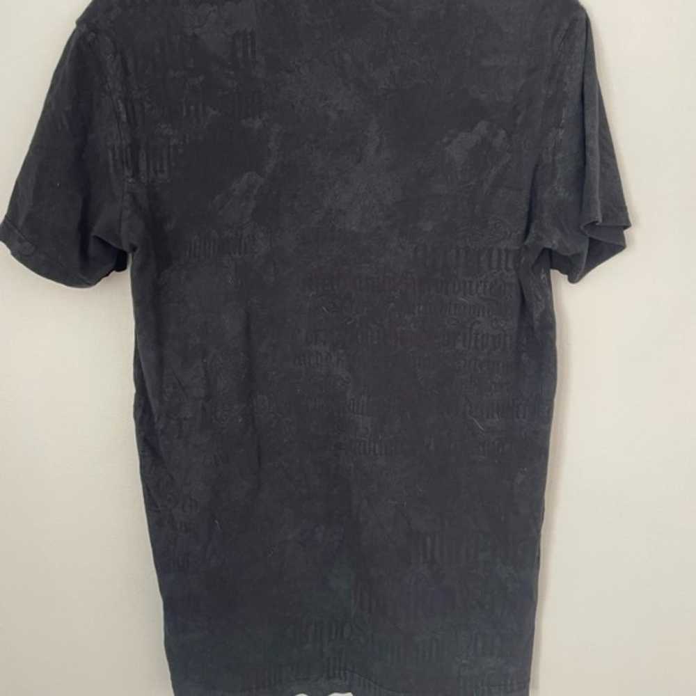 Affliction shirt mens black short sleeve graphic … - image 5