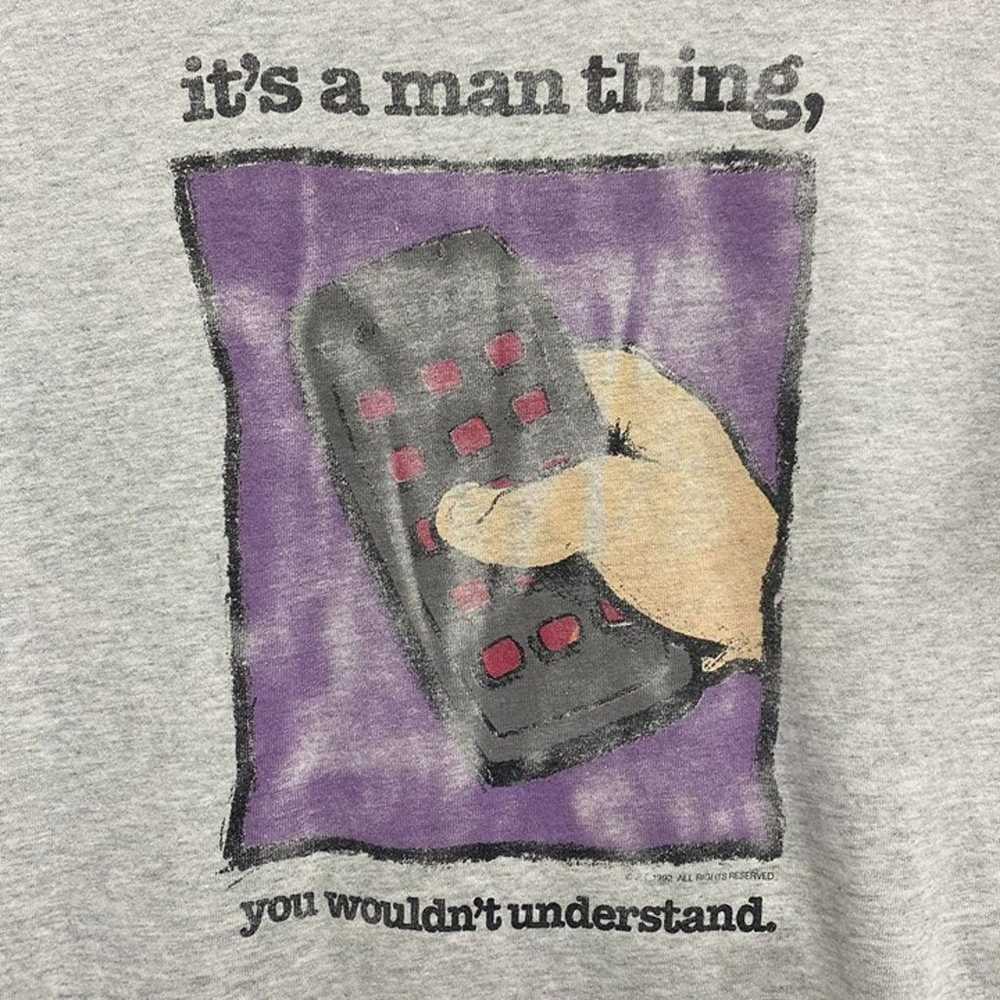 Vintage 90s Its A Man Thing Funny TV Remote Faded… - image 3