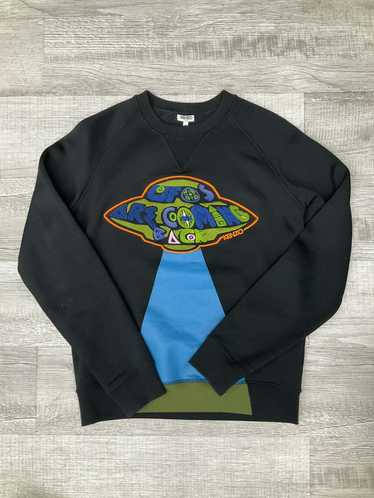 Kenzo Kenzo UFO Embroidered Sweatshirt Black