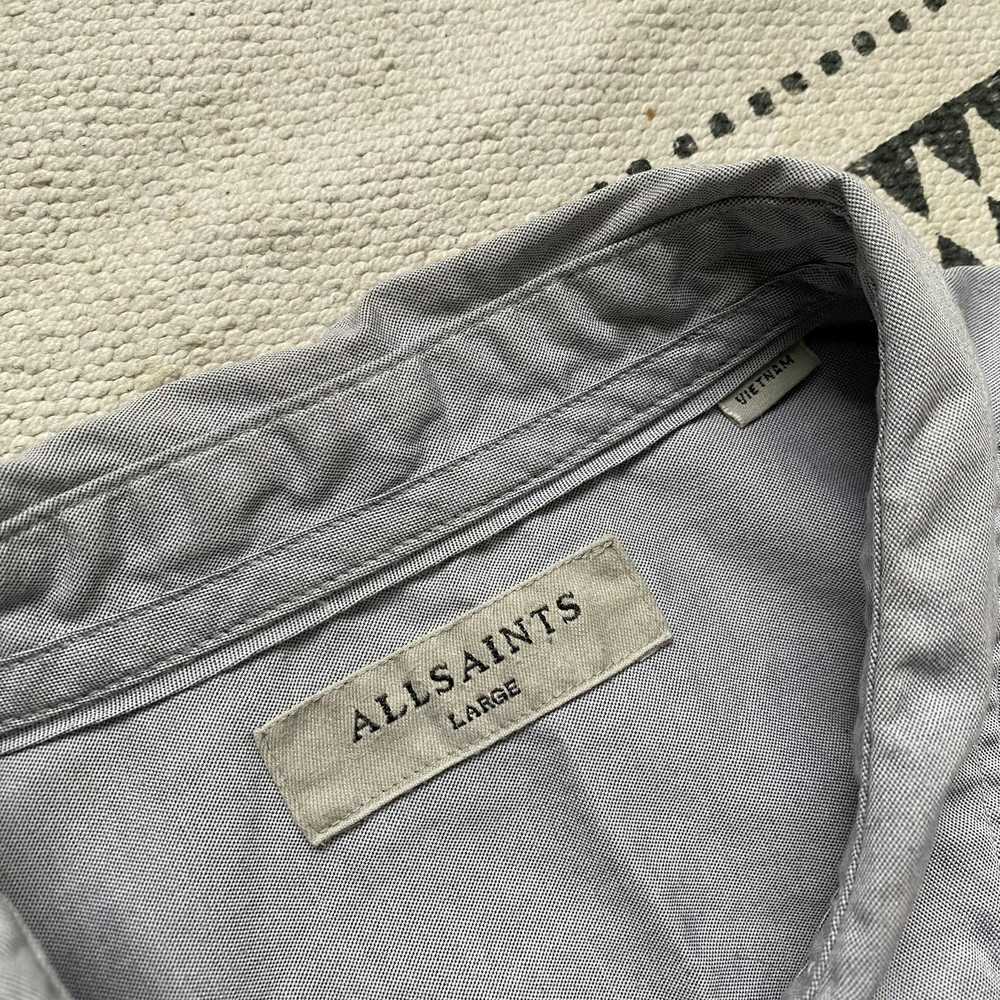 Allsaints × Luxury Vintage Allsaints Shirt Oldmon… - image 5