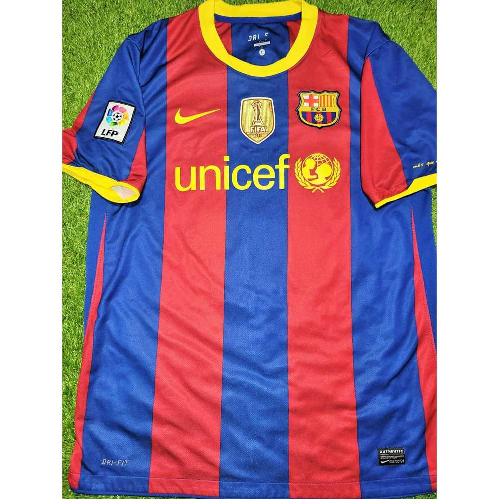 Nike Messi Barcelona 2010 2011 Home Soccer Jersey… - image 2