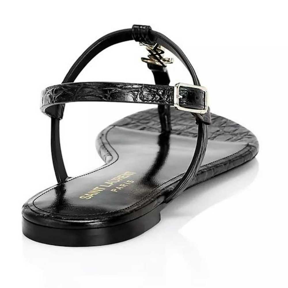 Yves Saint Laurent SAINT LAURENT Cassandra Croc-E… - image 3