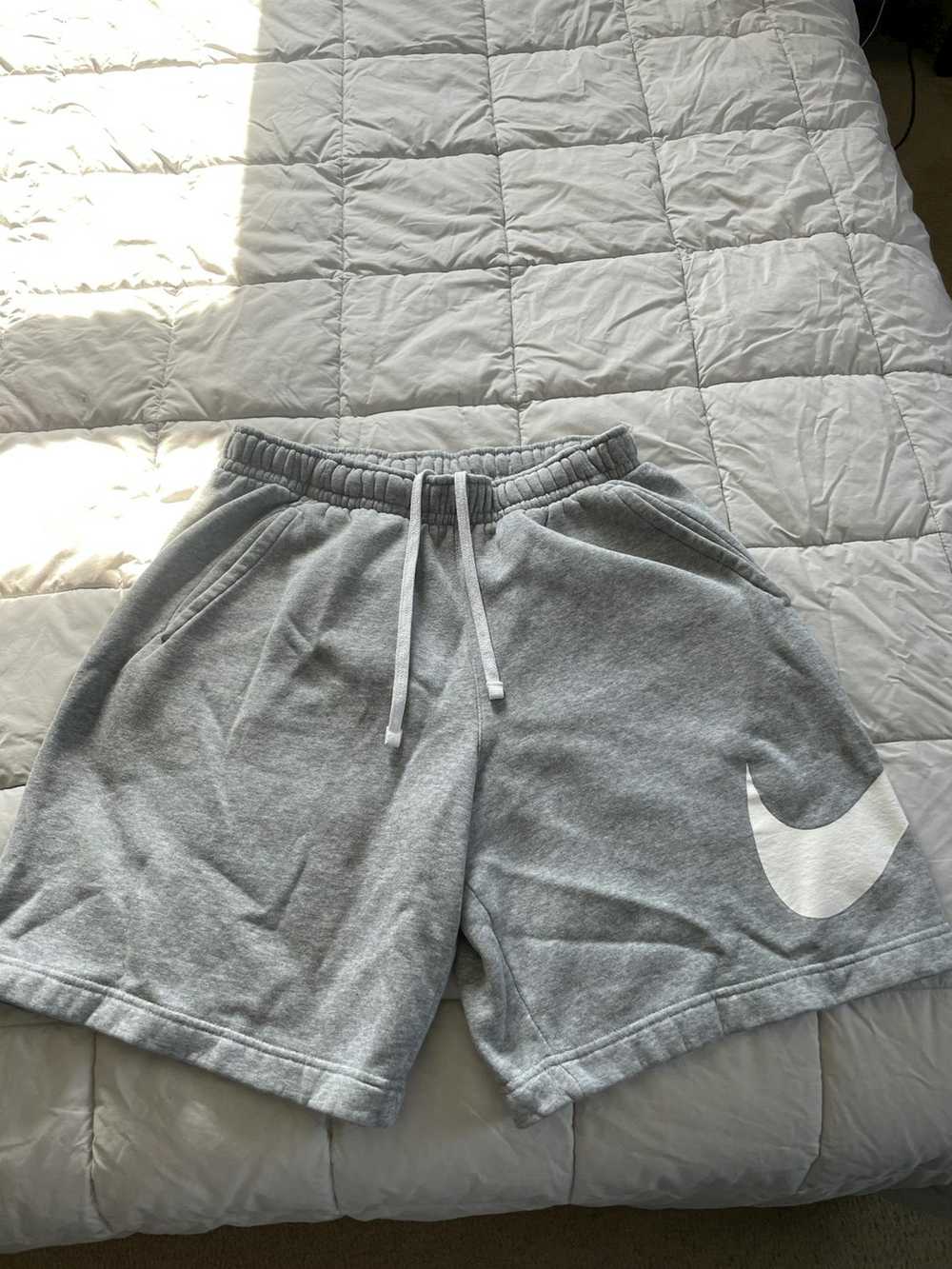 Nike Men’s Grey Nike Graphic Sportswear Shorts - image 1