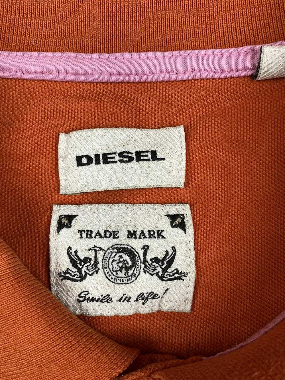 Diesel × Vintage Vintage Diesel Polo T Shirt Size… - image 9