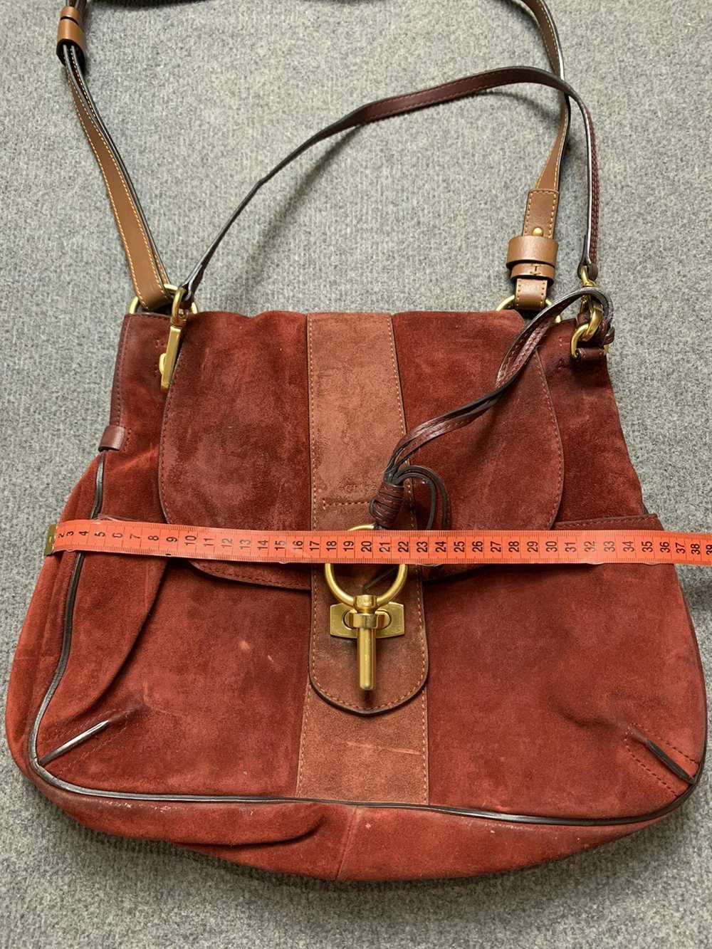 Chloe × Designer × Vintage Chloe leather suede bag - image 11