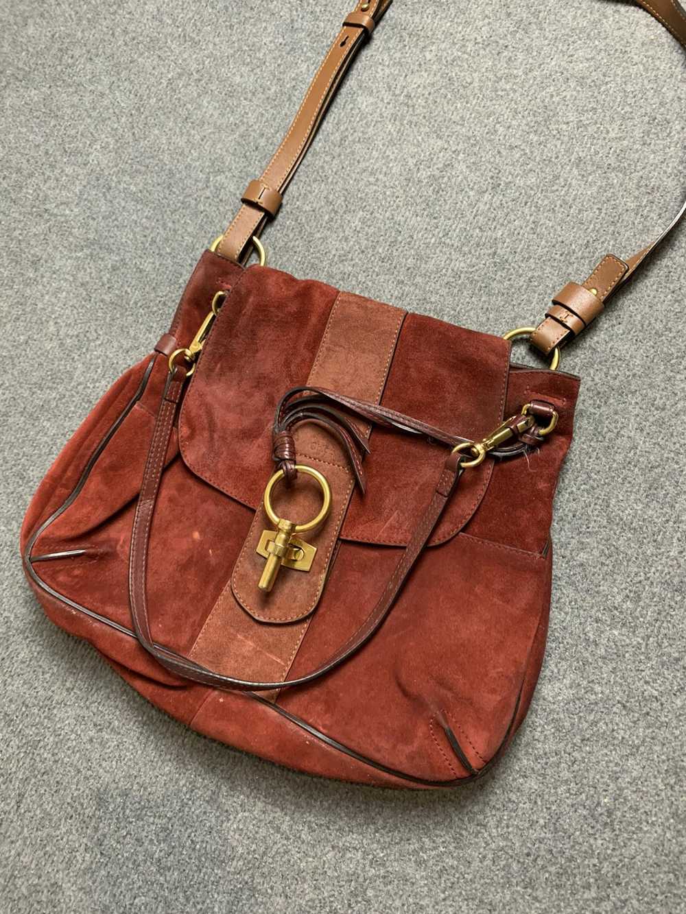 Chloe × Designer × Vintage Chloe leather suede bag - image 2