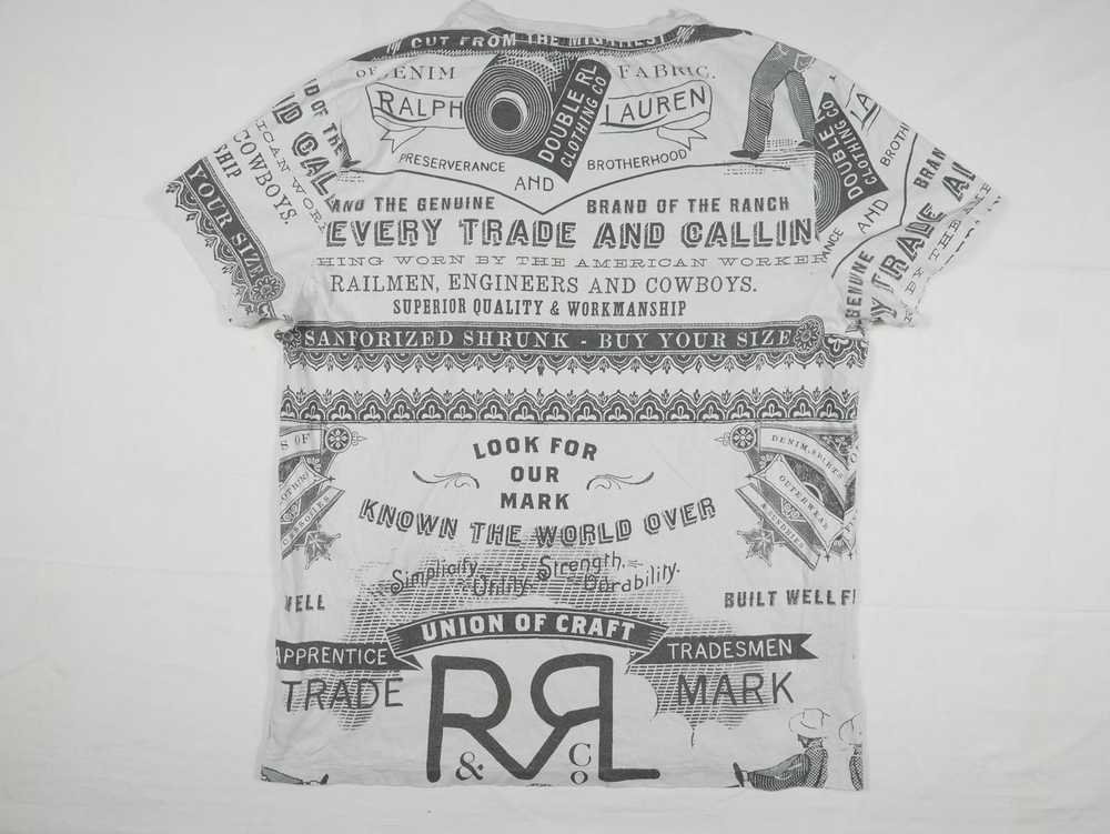 RRL Ralph Lauren Double Ralph Lauren RRL T-shirt … - image 2