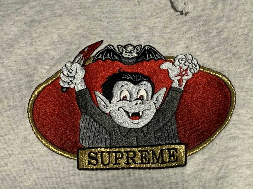 Supreme Supreme Vampire Boy Hooded Sweatshirt Ash… - image 2