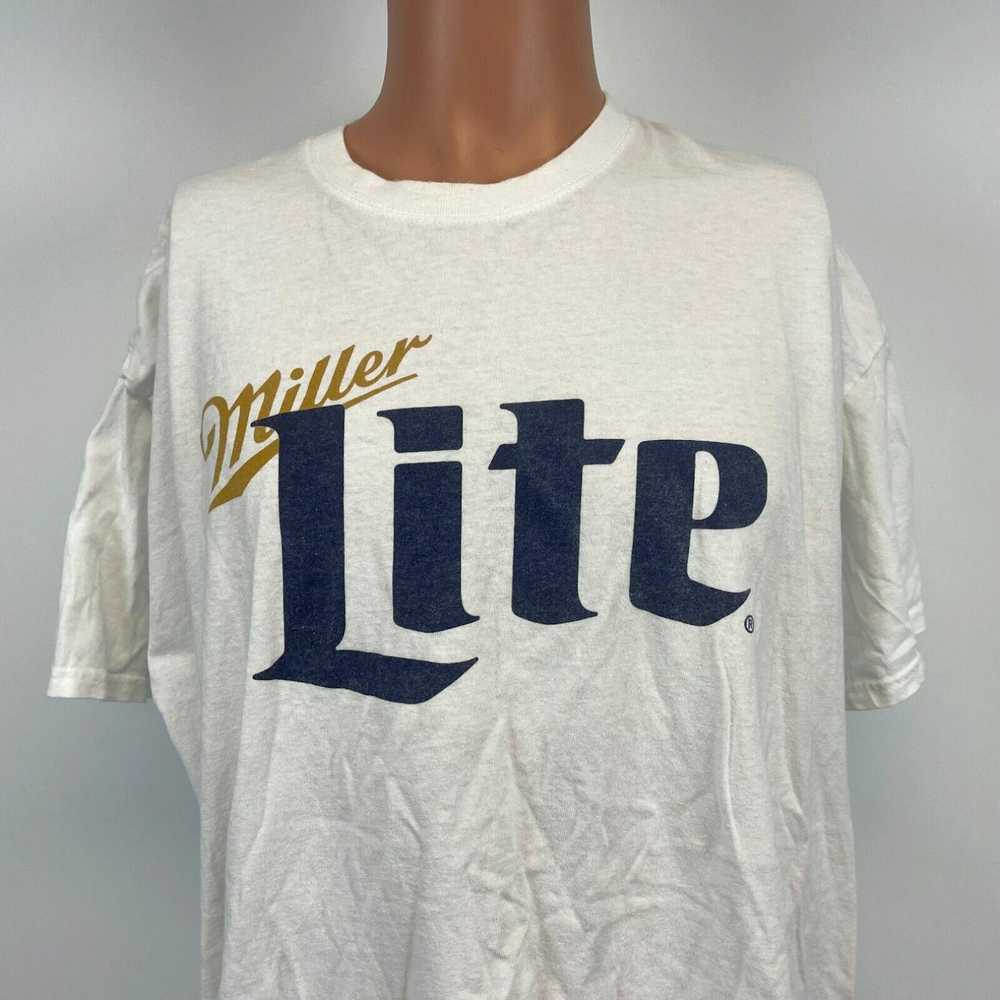 Vintage Miller Lite Beer T Shirt American Lager A… - image 1