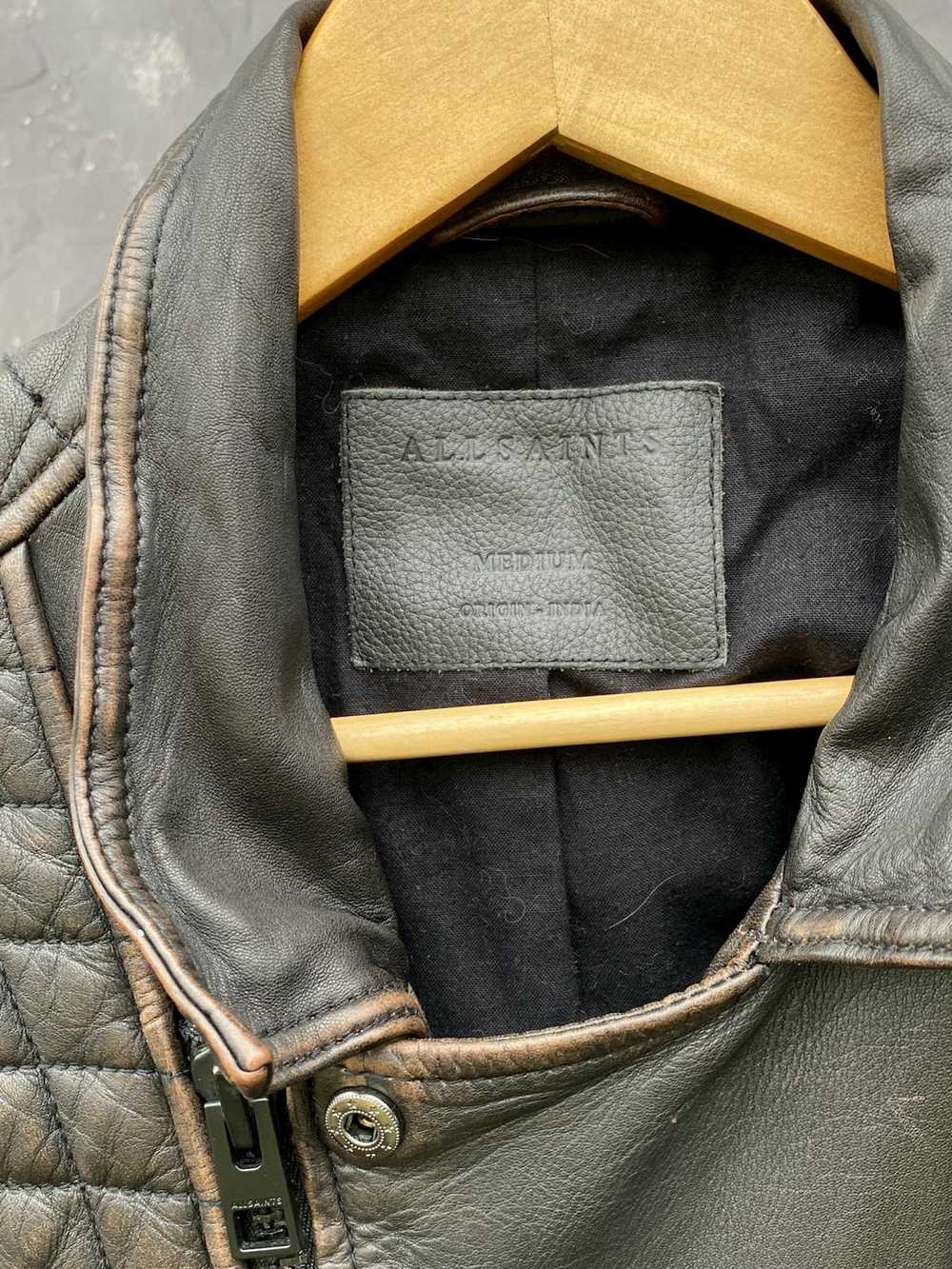 Allsaints × Streetwear × Vintage AllSaints Leathe… - image 12